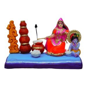 Yashoda Making Butter - 6"